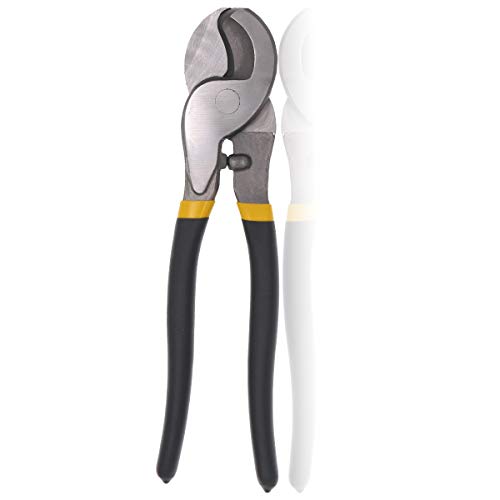 Hand Tools 10 inch Cable Cutters High Leverage Coaxial Cable Cutter for Aluminum Copper Communications Cable